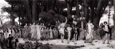 Daphnephoria, wydrukowana w Paryżu przez Photogravure Goupil, wyd. przez Towarzystwo Sztuk Pięknych autorstwa Frederic (after) Leighton