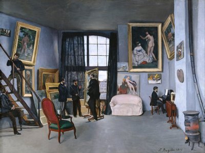Studio Bazillea autorstwa Jean Frederic Bazille