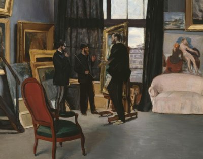 Warsztaty Bazille autorstwa Jean Frederic Bazille