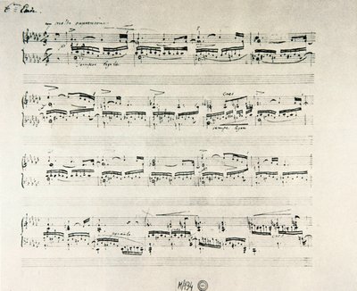 Partytura „Etiud na fortepian opus 10” polskiego kompozytora Fryderyka Chopina (1810-1849) autorstwa Frederic Chopin