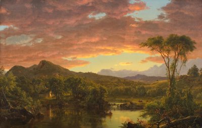 Wiejski dom autorstwa Frederic Edwin Church