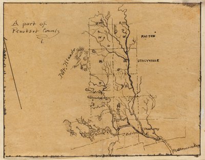 Część hrabstwa Penobscot w stanie Maine autorstwa Frederic Edwin Church