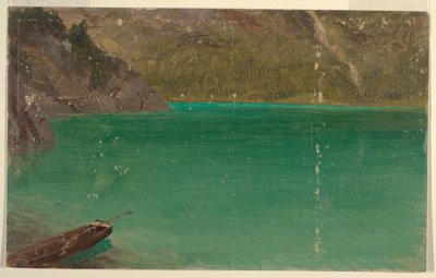 Jezioro Alpejskie (Bawaria lub Szwajcaria) autorstwa Frederic Edwin Church