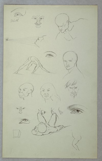 Studia anatomiczne autorstwa Frederic Edwin Church
