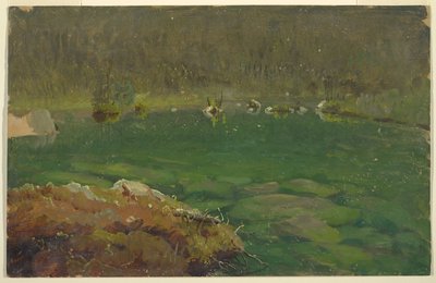 Jezioro Alpejskie, Bawaria lub Szwajcaria autorstwa Frederic Edwin Church