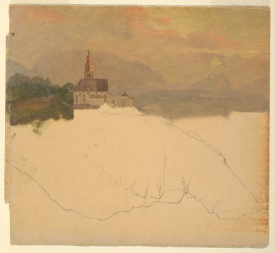Bawarski krajobraz autorstwa Frederic Edwin Church