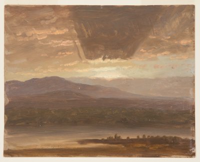 Catskills z Hudson w Nowym Jorku autorstwa Frederic Edwin Church