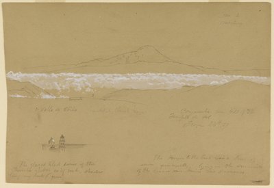 Cayambé, poranek, ze Świątyni Słońca, Quito autorstwa Frederic Edwin Church