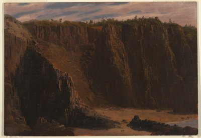 Klify w Grand Manan autorstwa Frederic Edwin Church