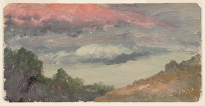 Chmury nad farmą Churcha, Hudson N.Y. autorstwa Frederic Edwin Church