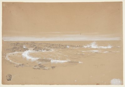 Linia brzegowa, Grand Manan, Kanada autorstwa Frederic Edwin Church