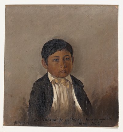 Kolumbia, Barranquilla, portret chłopca autorstwa Frederic Edwin Church