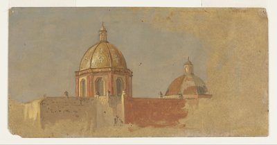 Kolumbia lub Ekwador, dachy kościołów autorstwa Frederic Edwin Church