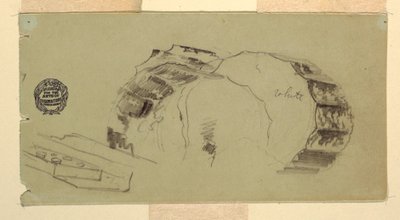 Fragmenty kolumn i belkowania, Ateny autorstwa Frederic Edwin Church