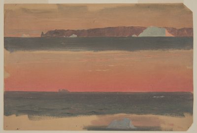 Rysunek, przylądek St. John, Nowa Fundlandia, 1 czerwca 1859 r. autorstwa Frederic Edwin Church