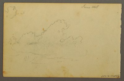 Rysunek, Catskill Mountain House, 1844 r. autorstwa Frederic Edwin Church