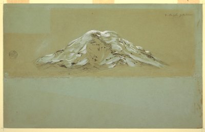 Rysunek, Chimborazo, ok. 1857 r. autorstwa Frederic Edwin Church