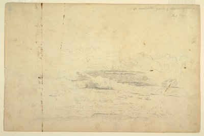 Rysunek, Studium chmur, sierpień 1844 r. autorstwa Frederic Edwin Church
