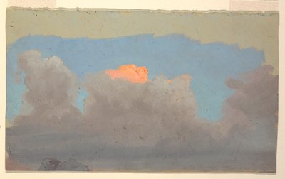 Rysunek, studium chmury, 1860-70 autorstwa Frederic Edwin Church