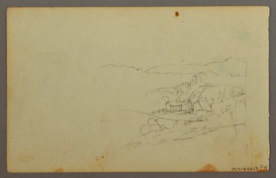 Rysunek, Studium chmury, prawdopodobnie 1844 autorstwa Frederic Edwin Church