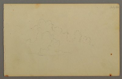 Rysunek, Chmury, 1844 autorstwa Frederic Edwin Church