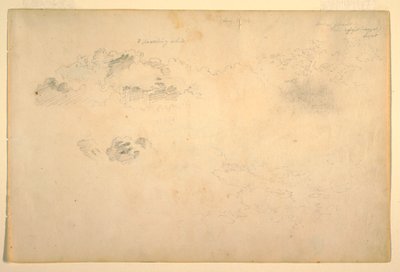 Rysunek, Chmury, 1844 autorstwa Frederic Edwin Church