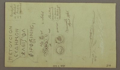 Rysunek, fasada Parrelorium, 28 kwietnia 1868 r. autorstwa Frederic Edwin Church