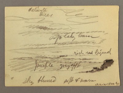 Rysunek, Dom, prawdopodobnie 1868-69 autorstwa Frederic Edwin Church