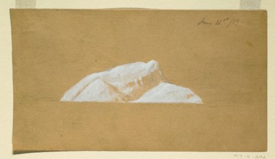 Rysunek, Góra lodowa, Nowa Fundlandia, 21 czerwca 1859 r. autorstwa Frederic Edwin Church