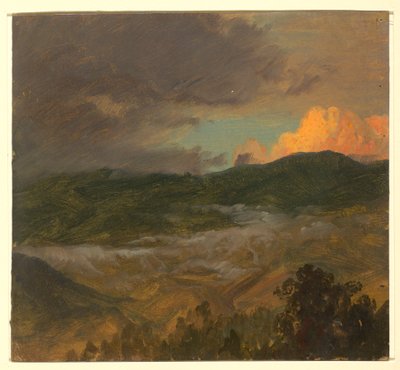 Rysunek, krajobraz, 1865 autorstwa Frederic Edwin Church