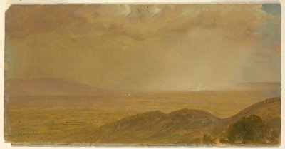 Rysunek, krajobraz, maj 1865 r. autorstwa Frederic Edwin Church