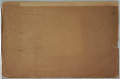 Rysunek, Krajobraz w pobliżu Guarandy, Ekwador, 4 czerwca 1857 r. autorstwa Frederic Edwin Church
