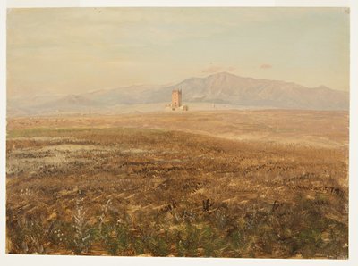 Rysunek, meksykański krajobraz, kwiecień 1869 r. autorstwa Frederic Edwin Church