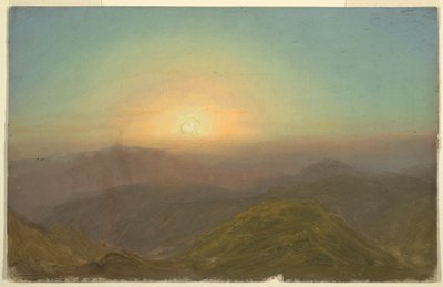 Rysunek, Pejzaż poranny, 1865 r. autorstwa Frederic Edwin Church