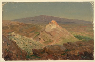 Rysunek, Góra Pentelicus, kwiecień 1869 r. autorstwa Frederic Edwin Church