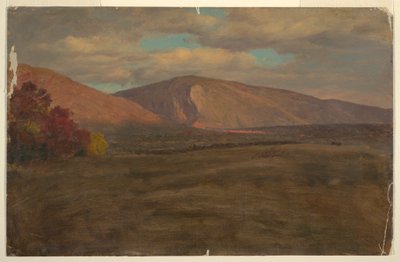 Rysunek przedstawiający górę Katahdin z południowego zachodu (), 1870-80 autorstwa Frederic Edwin Church