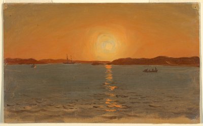 Rysunek, Nowa Fundlandia, głowa kota, czerwiec 1859 r. autorstwa Frederic Edwin Church