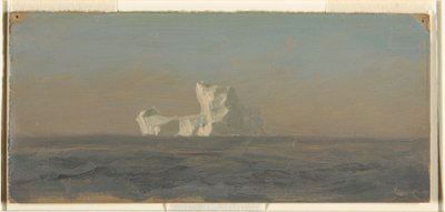 Rysunek, Off Iceberg, Nowa Fundlandia, czerwiec 1859 r. autorstwa Frederic Edwin Church