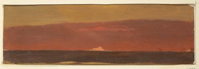 Rysunek, Pejzaż morski z górą lodową, 1859 autorstwa Frederic Edwin Church