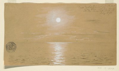 Rysunek, Pejzaże morskie, Nowa Fundlandia, 6 lipca 1859, 1859 autorstwa Frederic Edwin Church