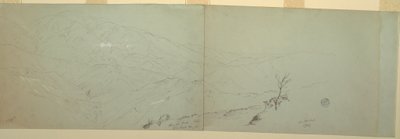 Rysunek, szkice, Bloxburgh, Jamajka, 1865 r. autorstwa Frederic Edwin Church