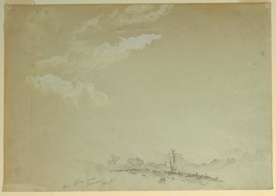 Rysunek, szkice, Bloxburgh, Jamajka, 1865 r. autorstwa Frederic Edwin Church