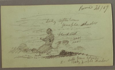 Rysunek, Studium nieba, luty 1869 r. autorstwa Frederic Edwin Church