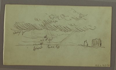 Rysunek, Studium nieba, luty 1869 r. autorstwa Frederic Edwin Church