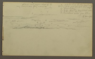 Rysunek, Studium nieba, prawdopodobnie 1857-58 autorstwa Frederic Edwin Church