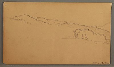 Rysunek, Studium nieba, prawdopodobnie 1873 autorstwa Frederic Edwin Church