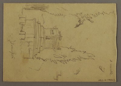 Rysunek, autokar sceniczny, prawdopodobnie 1868-69 autorstwa Frederic Edwin Church