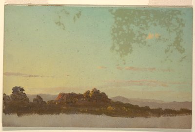 Rysunek, Pejzaż letni, 1870-80 autorstwa Frederic Edwin Church