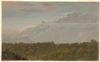 Rysunek, Grzmiące chmury, Jamajka, sierpień 1865, 1865 r. autorstwa Frederic Edwin Church