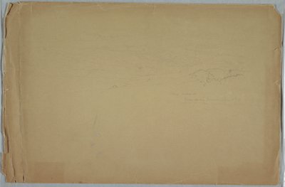 Rysunek, dolina wśród gór, Guanoco, niedaleko Guarandy, Ekwador, 11 czerwca 1857 r. autorstwa Frederic Edwin Church